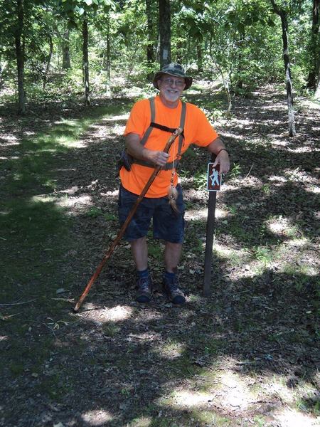 His trail name is Dr. Love, and he is ready to go...