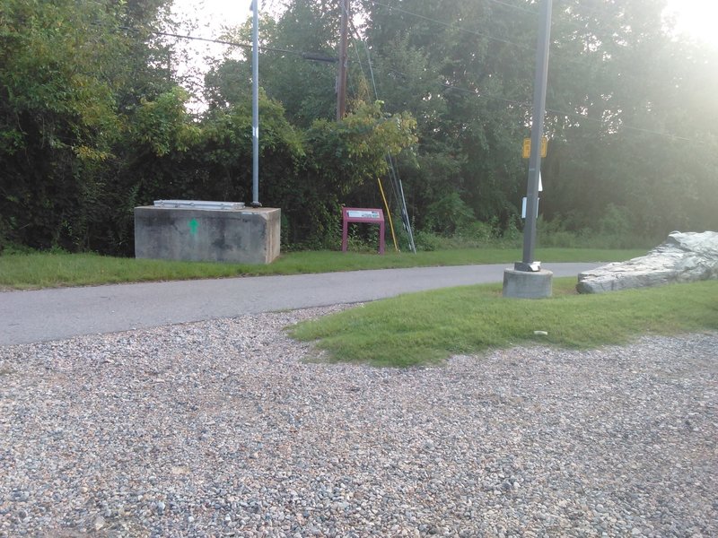 Parking for Crabtree Creek Trail, and House Creek Greenway