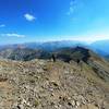 Hiking the ridge to Grizzly