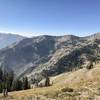 Looking down into Garden Canyon.