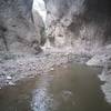 The slot canyon gets quite narrow at one point.