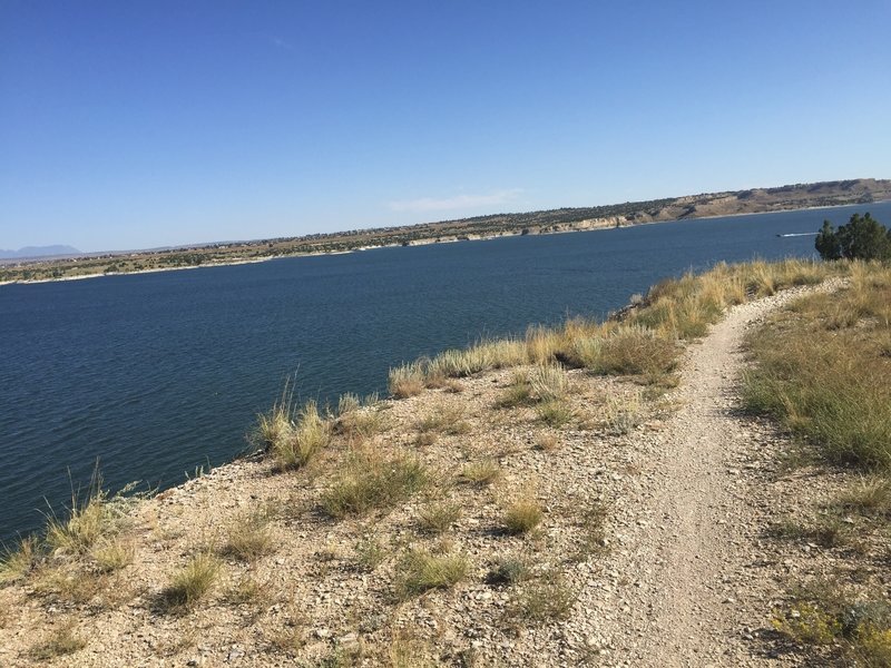 The Outer Limits trail at Lake Pueblo.