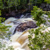 View of the Brule River from the Superior Hiking Trail.