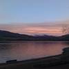 Sunset on Torreys and Grays and the Continental Divide from Frisco Peninsula Lakeshore Loop.