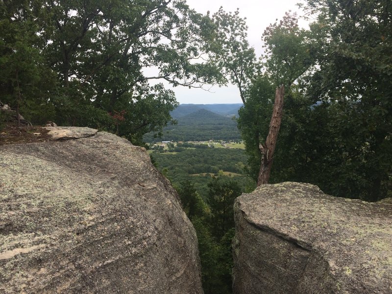 Terminus of Kelly's Trail. Overlook view.