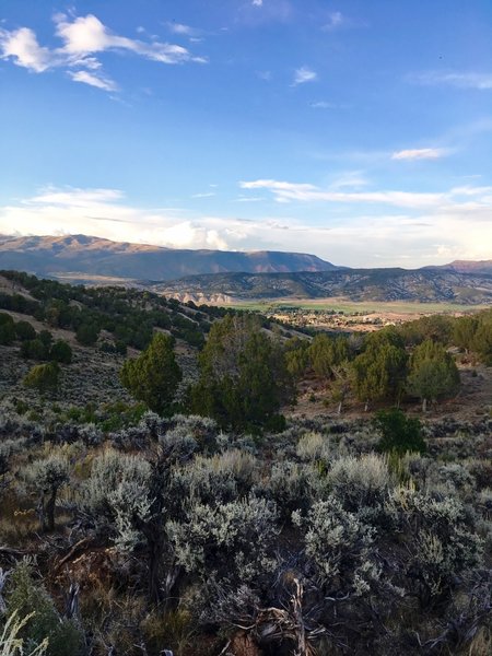 View of Eagle Ranch from top of the second climb - between Abrams Creek and Hernage Creek.