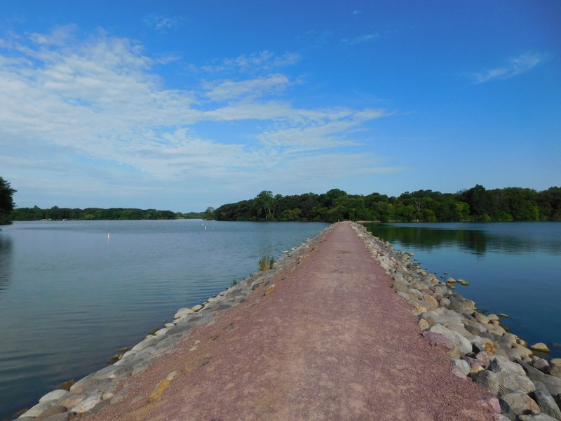 Looking toward Loon Island from Loon Island Trail.