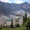 The view south from campsite 6, looking at Capitol Peak/Lake