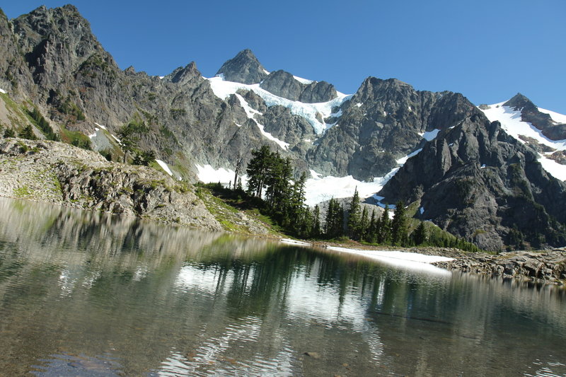 Mount Shuksan from West side of Lake Ann