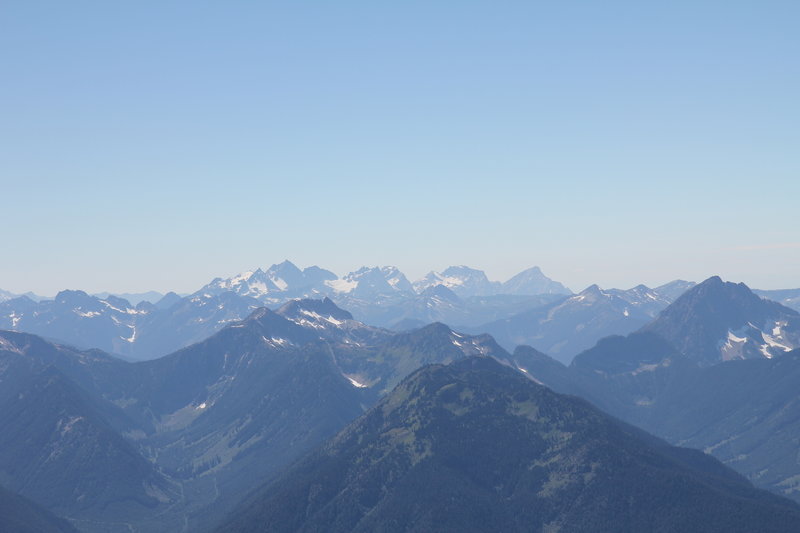 Cheam Range from Mount Outram summit