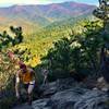 Steep, technical climb to the top of Lookout Mountain.