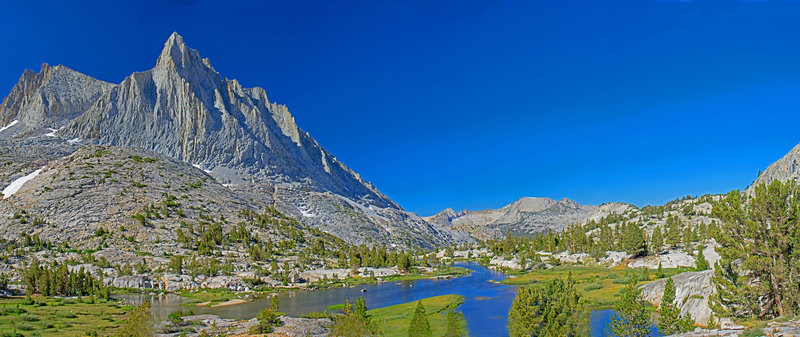 Pond on East Fork of Bear Creek with part of Seven Gables on the left