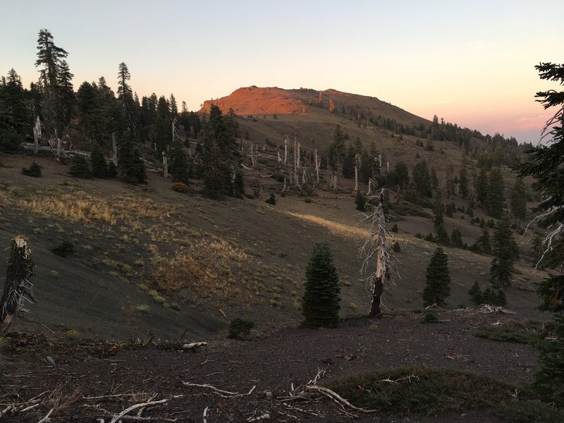 Snow Mountain East while nearing the saddle.