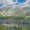 Huckleberry Lake from part way up Letora Lake Trail.