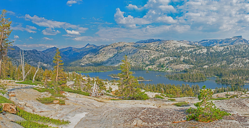 Highest ledge on Letora Lake Trail that overlooks Huckleberry Lake.