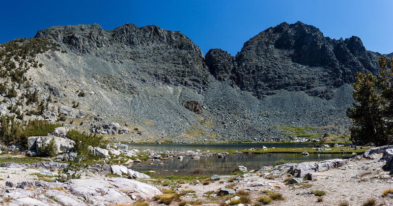 Deer Lakes with its surrounding mountain walls