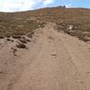 Almost there-the summit of Almagre Mountain.