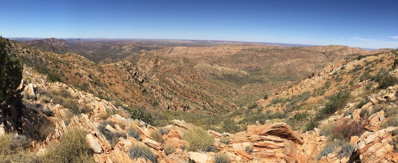 Views from the high route.