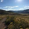 Views of the Front Range foothills heading down the mountain.