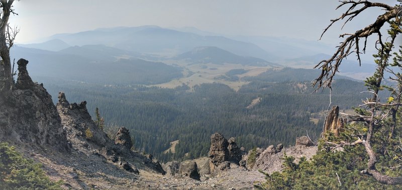 Climbing up to Dailey Pass.