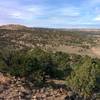 Looking west at Coyote Ridge