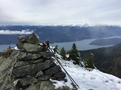 Slollicum Peak summit cairn