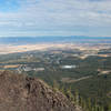 Panoramic view of Shasta Valley from the top of Black Butte.