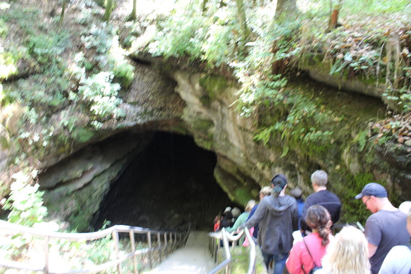 Historic Cave Tour enters the cave