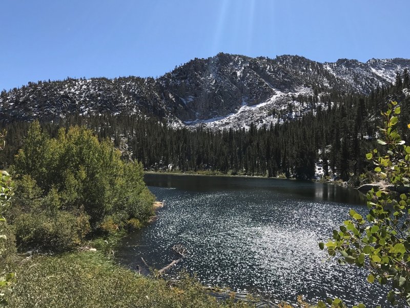 View as you approach the first Tyee Lake.