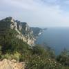 The cliffs looking towards Porto Venere