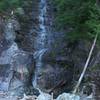 Waterfall on logging road before turnoff to Mckay Lake.