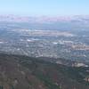 Silicon Valley and the Diablo Range as seen from the the Mount Umunhum summit.