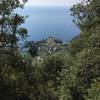 The view back to Corniglia on the way to Manarola.