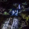 Night shot of Dark Hollow Falls