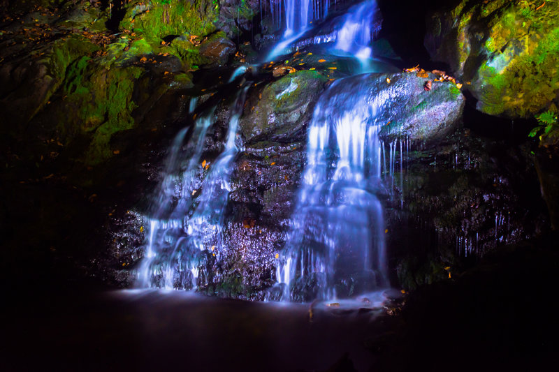 Dark Hollow Falls (night shot)