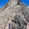 Crossing the Knife Edge on Capitol Peak.