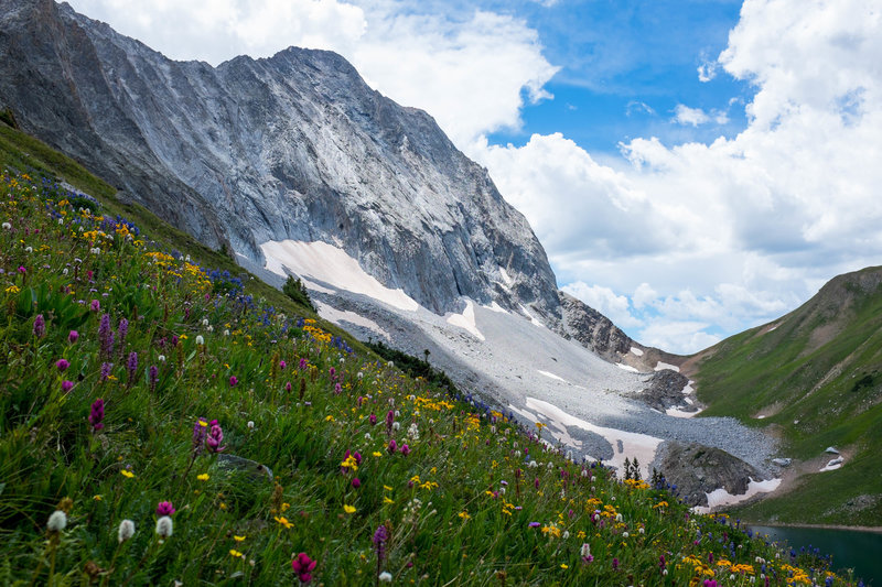 Capitol Peak from just above Capitol Lake