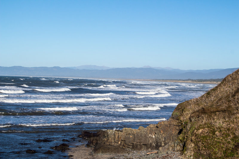 Northern view across Tolowa Dunes State Park.