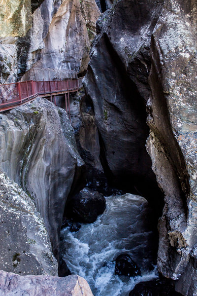 Looking into Box Cañon in spring.