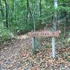 Intersection of Chestnut Trail with east leg of Lake Trail.