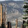 View of Devils Postpile.