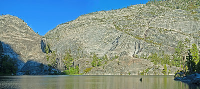 Lake 5683, beautiful, but better camping a short distance away at Lake 5810.