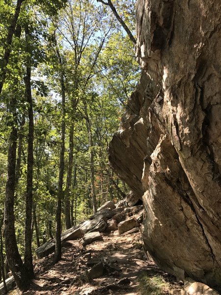 Heading up to the West Overlook.