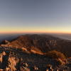 Looking south from Telescope Peak at sunset.