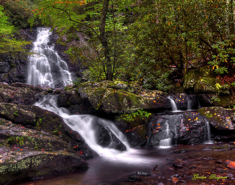 Spruce Flats Falls, early Fall. Smoky Moments Photography