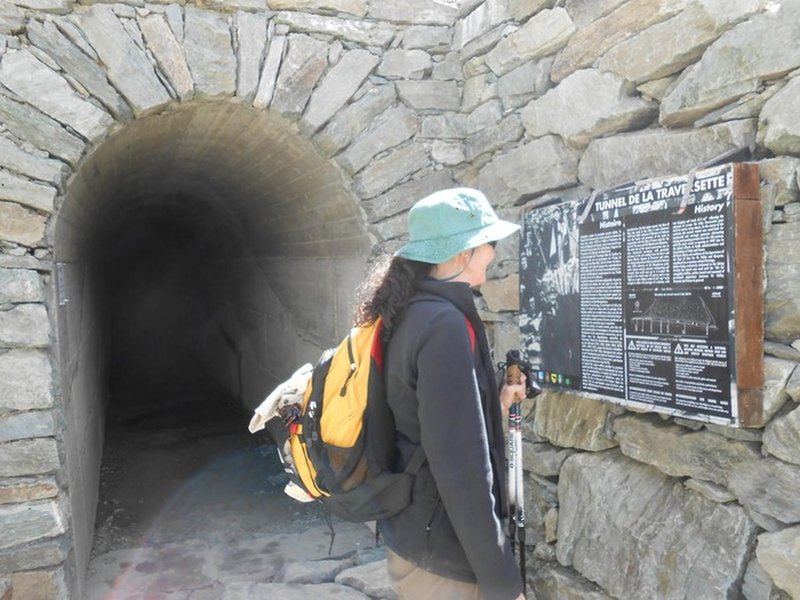 The French side of the tunnel