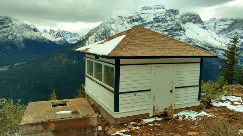 Paget Lookout, an old fire lookout, last used in the late 1970's