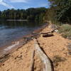 Beach along the Elk River