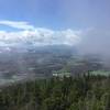 West facing view from Elmore Fire Tower.