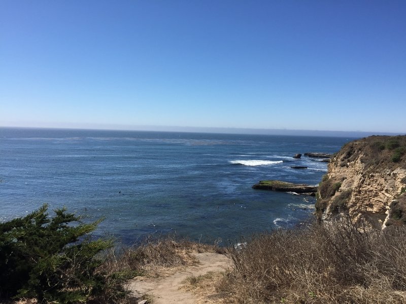 The breeze along the bluff makes for a great cool-down.